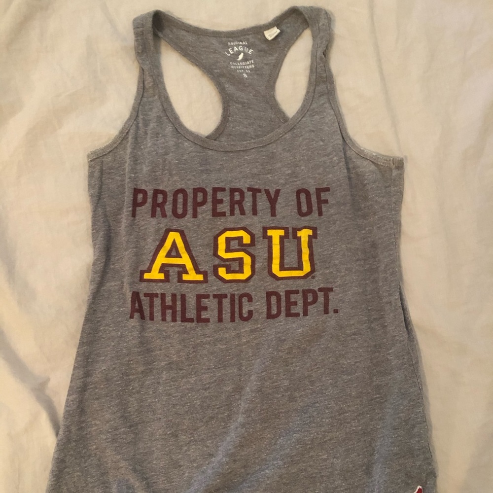 Gray ASU tank top